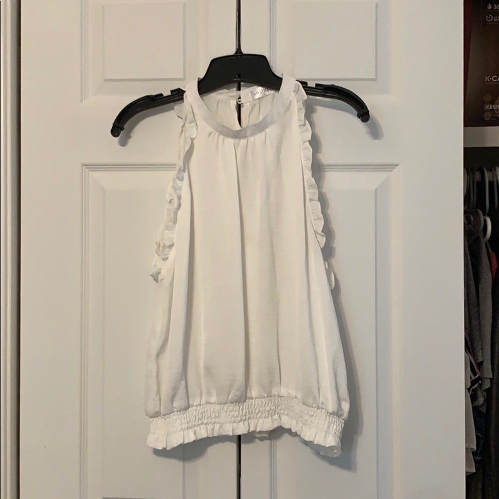 White Vestique Top